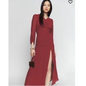 NWT Reformation Forest Dress in Chianti Size 4 Sold Out